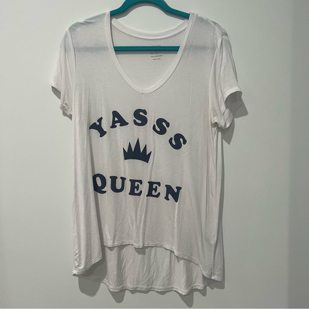 White Graphic Short Sleeve Tee